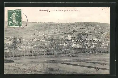 AK Dornecy, Vue générale, prise de Montmarin