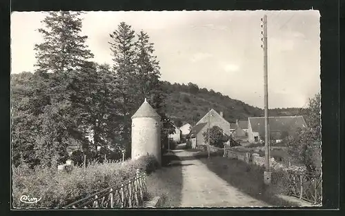 AK Brinon-sur-Beuvron, Route de Courcelles