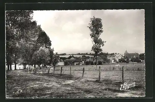 AK Billy-sur-Oisy, Promenade du Chateau Muzard