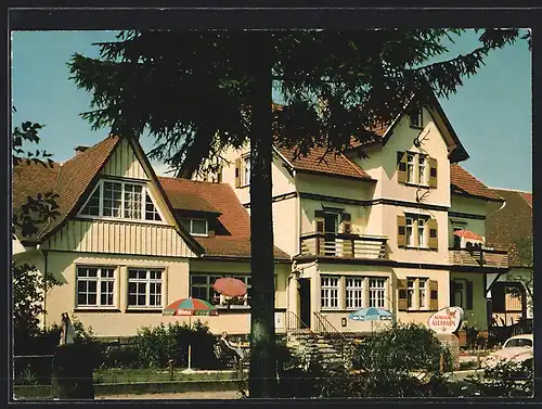 AK Obermusbach, Schwarzwaldkurhaus Auerhahn