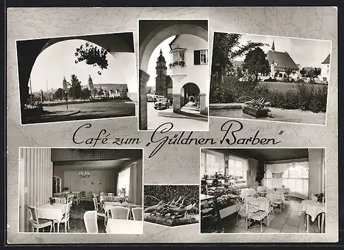 AK Freudenstadt, Cafe zum Güldenen Barben