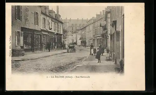 AK La Palisse, Rue Nationale