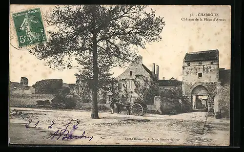 AK Charroux, Chateau de la Place d`Armes