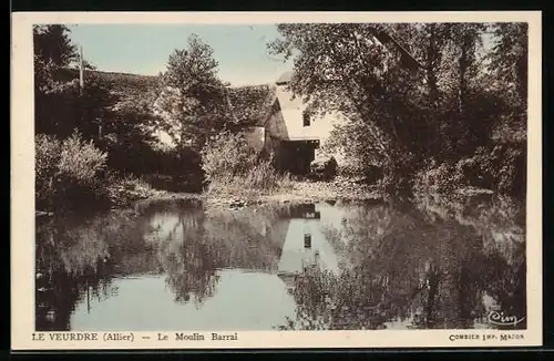 AK Le Veurdre, Le Moulin Barrai