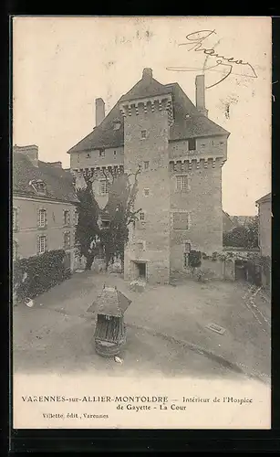 AK Varennes-sur-Allier-Montoldre, Intèrieur de l`Hospice de Gayette-La Cour