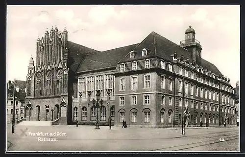 AK Frankfurt a. d. Oder, Am Rathaus