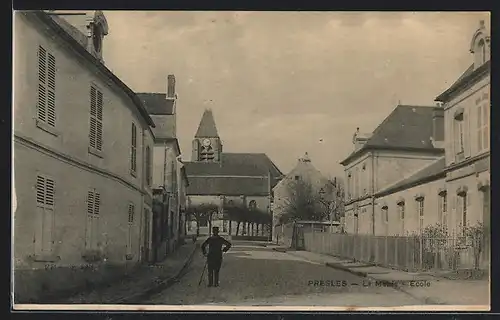 AK Presles, La Mairie-Ecole