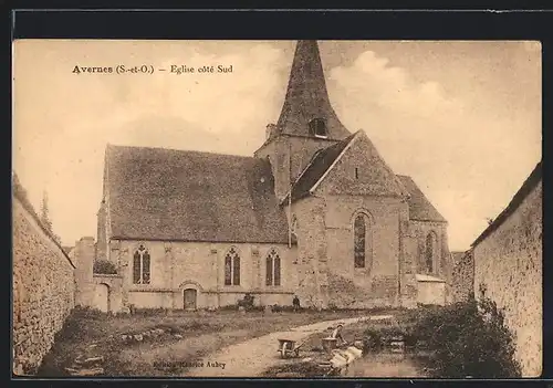 AK Avernes, Eglise cote Sud