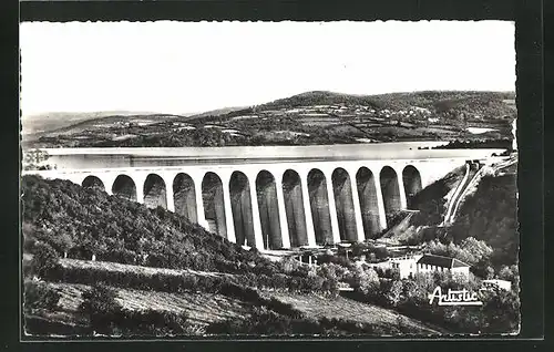 AK Panneciéres-Chaumard, le Barrage, vue panoramique prise au téléobjectif