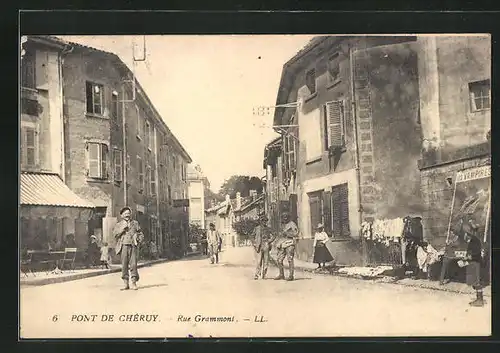 AK Pont-de-Chéruy, Rue Grammont