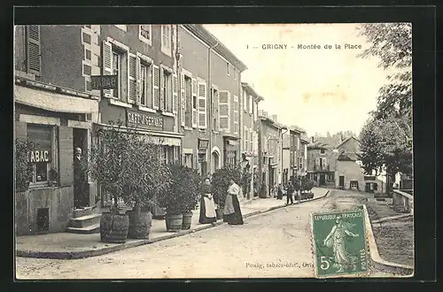 AK Grigny, Cafe J. Gervais, Montée de la Place