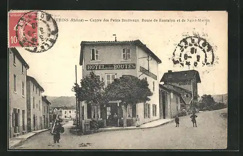 AK Petits Brotteaux, Hotel des Deux Routes, Route de Rontalon et de Saint-Martin