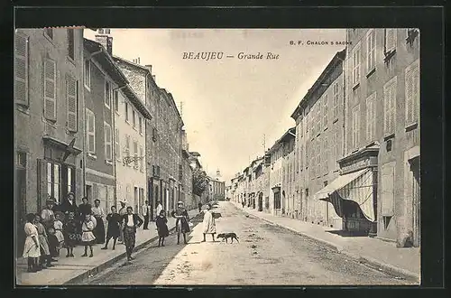 AK Beaujeu, Grande Rue