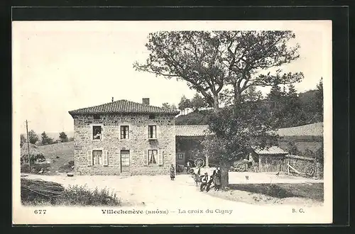 AK Villechenève, La croix du Cigny