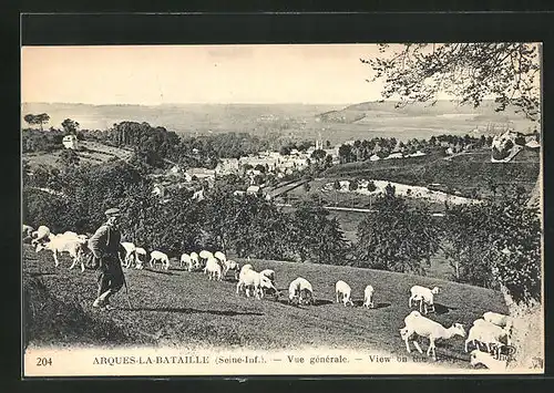 AK Arques-la-Bataille, Vue générale