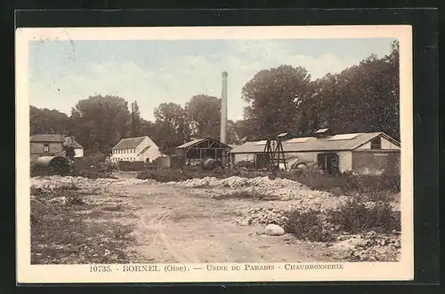 AK Bornel, Usine du Paradis, Chaudronnerie