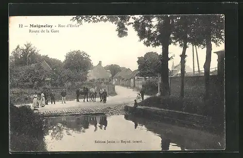 AK Maignelay, Rue d`Enfer, Route de la Gare