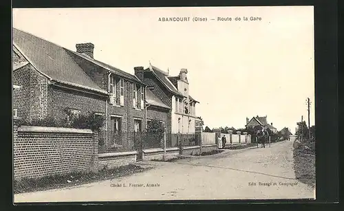 AK Abancourt, Route de la Gare