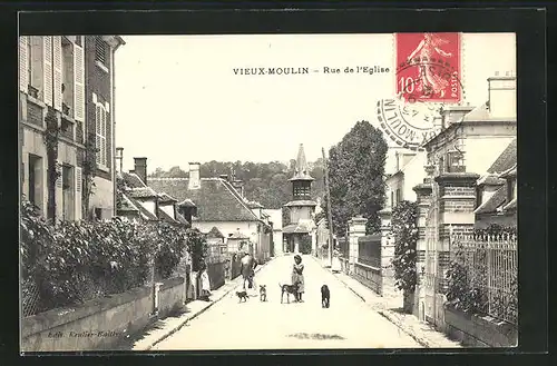 AK Vieux-Moulin, Rue de l'Eglise