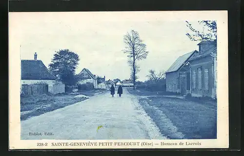 AK Sainte-Genevieve Petit Fercourt, Hameau de Lacroix