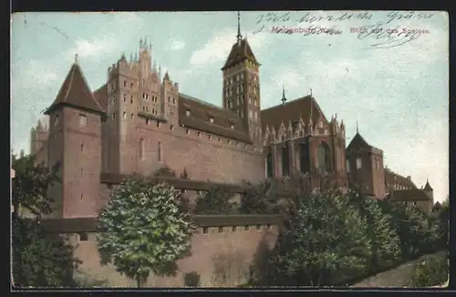 AK Marienburg, Blick auf das Schloss