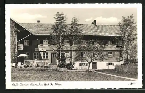 AK Bad Oy / Allgäu, Café-Pension Steinacker