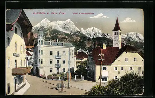 AK Saalfelden a. st. Meer, Unterer Marktplatz