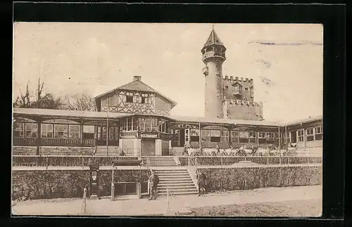 AK Salzburg, Restaurant Hans Krönigsberger mit elektr. Aufzug