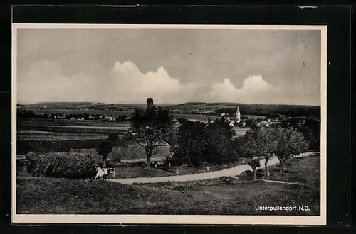 AK Unterpullendorf, Blick zum Ort