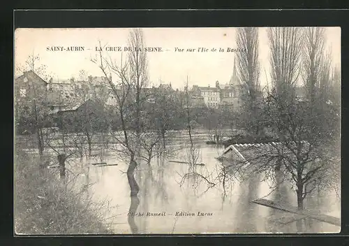 AK Saint-Aubin, Vue sur de la Baslide