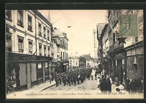 AK Neufchatel-en-Bray, Grande-Rue Notre-Dame