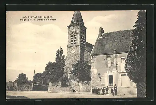 AK Auffargis, L`Eglise et le Bureau de Poste