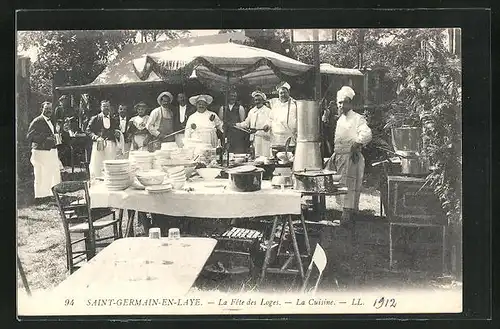 AK Saint-Germain-en-Laye, La Fête des Loges, La Cuisine