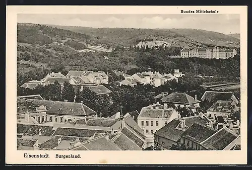 AK Eisenstadt, Teilansicht mit Bundes-Mittelschule