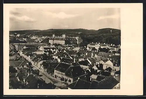 AK Eisenstadt, Teilansicht mit Schloss Esterházy und Gloriette