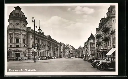 AK Konstanz a. B., Blick auf Marktstätte