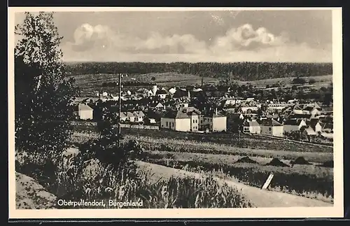 AK Oberpullendorf, Ortsansicht bei Tag