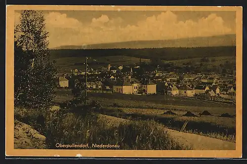 AK Oberpullendorf, Ortsansicht bei Tageslicht