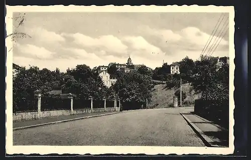 AK Pössneck, Blick nach dem Vogel-Verlag