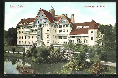 AK Bad Elster, Hotel Sanatorium Dr. Köhler