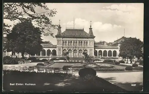 AK Bad Elster, Kurhaus mit Anlagen