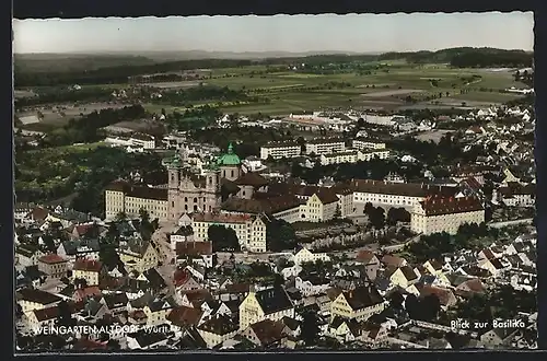 AK Weingarten-Altdorf /Württ., Ortsansicht bei Tag