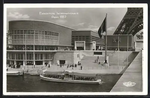 AK Paris, Exposition internationale 1937, Pavillon de la Belgique, Bauhaus