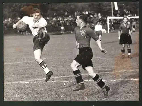 Fotografie Fussballspiel Breslau vs Wien