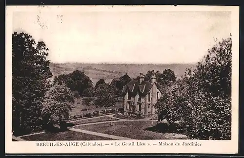 AK Breuil-en-Auge, le Gentil Lieu, Maison du Jardinier