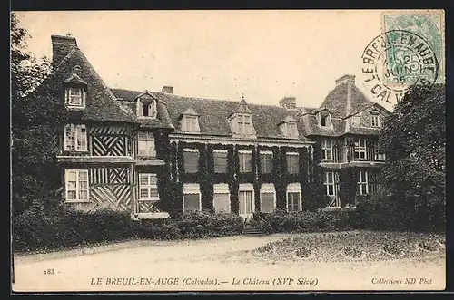 AK Le Breuil-en-Auge, le Chateau