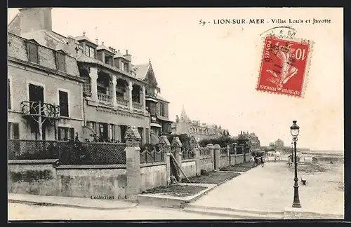 AK Lion-sur-Mer, Villas Louis et Javotte