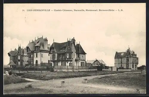 AK Lion-Hermanville, Chalets Clémence, Marmaille, Marmouset, Hermanvillette