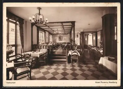 AK Hamburg, Hotel Phönix, Restaurant, Kirchenallee