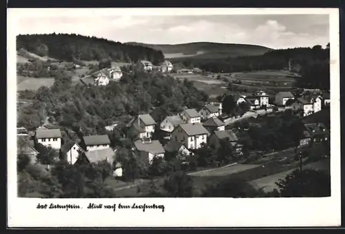 AK Bad Liebenstein, Ortsansicht aus der Vogelschau